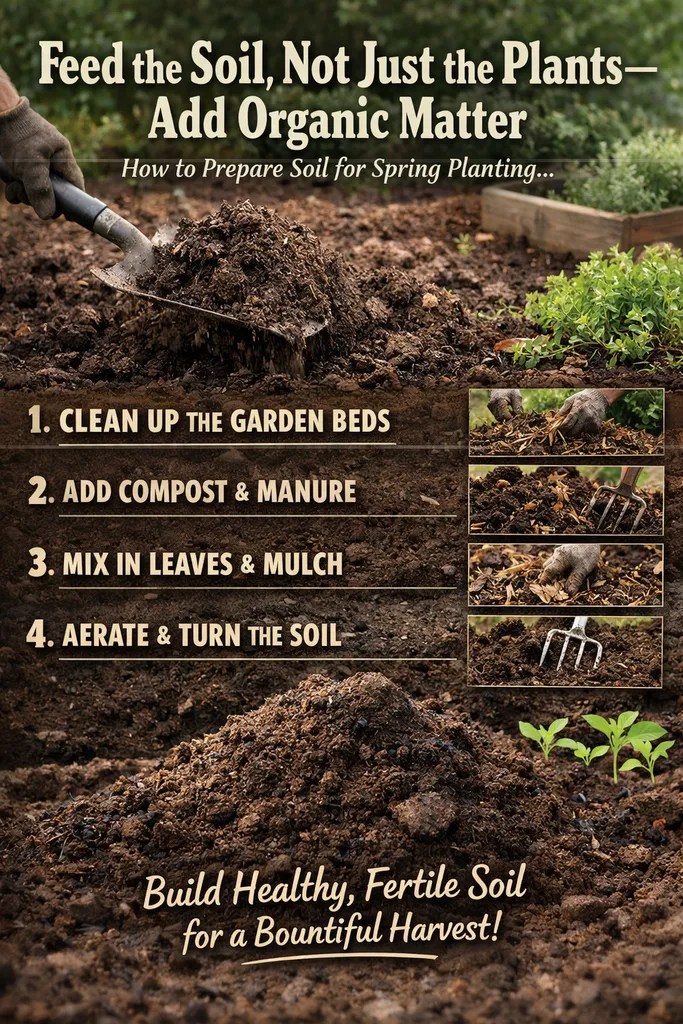 Feed The Soil Not Just The Plants Add Organic Matter