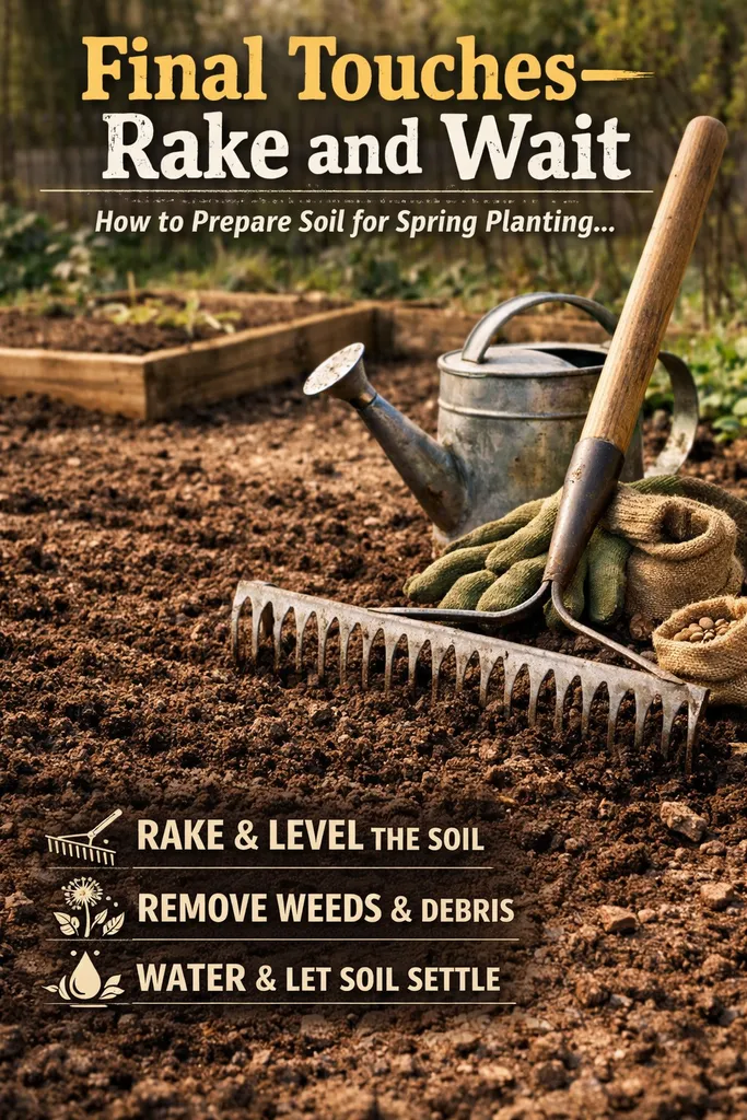 Final Touches Rake And Wait