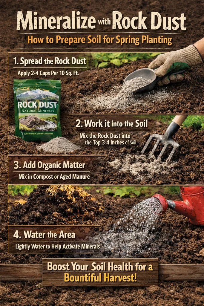 Mineralize With Rock Dust